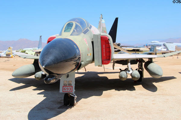 McDonnell-Douglas F-4C Phantom II fighter (1958) at March Field Air Museum. Riverside, CA.