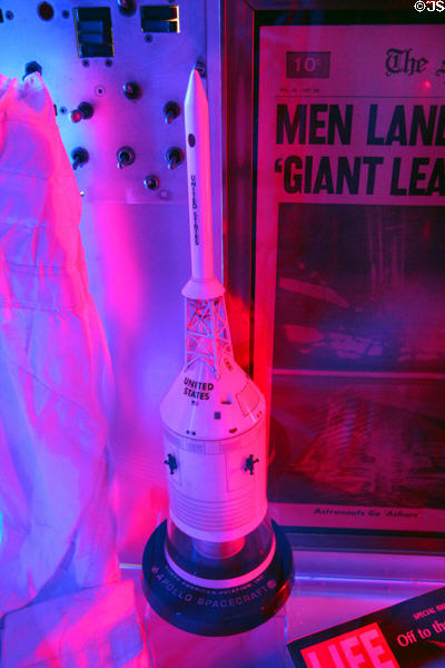 Model of Apollo Command & Service Module (1968-73) at March Field Air Museum. Riverside, CA.