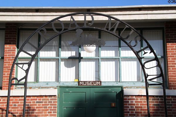 Barstow Railroad Museum gate. Barstow, CA.