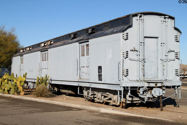 Mail car at Barstow Railroad Museum. Barstow, CA.