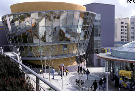 Yerba Buena Gardens Zeum carousel & spiral ramp structure. San Francisco, CA.