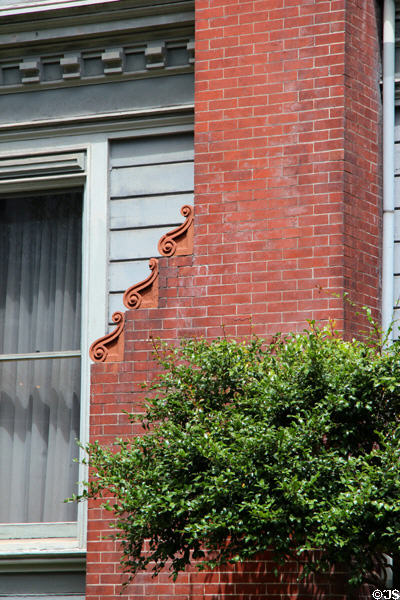 Chimney detail of Haas-Lilienthal House. San Francisco, CA.