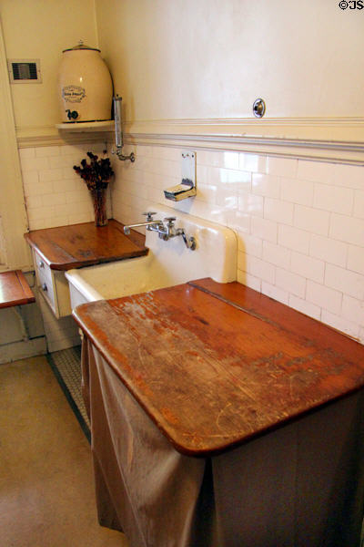 Butler's pantry at Haas-Lilienthal House. San Francisco, CA.