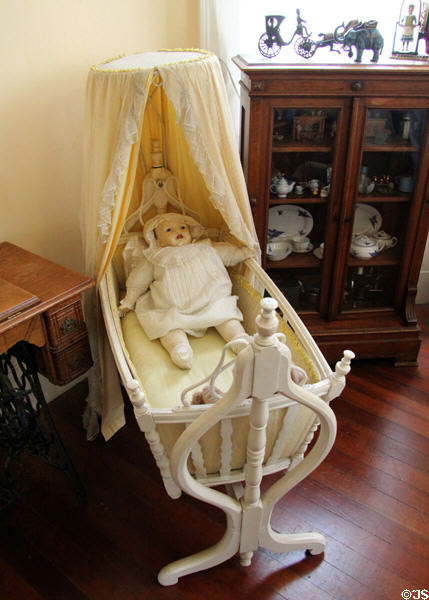 Swinging cradle at Haas-Lilienthal House. San Francisco, CA.
