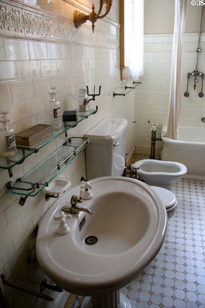Bathroom at Haas-Lilienthal House. San Francisco, CA.