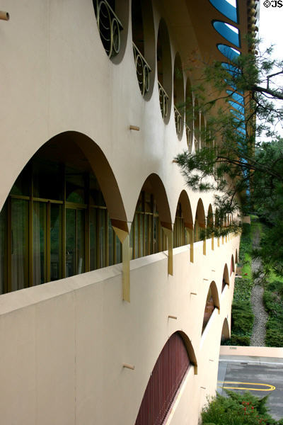 Marin County Civic Center exterior detail. Marin, CA.