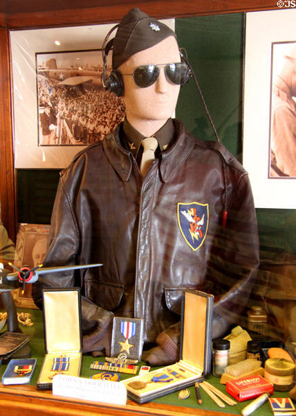 Personal effects & awards of James A. Doolittle (c1942) at Alameda Naval Air Museum. Alameda, CA.