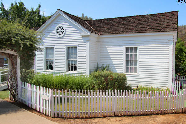 Counts House at Mariposa Museum. Mariposa, CA.