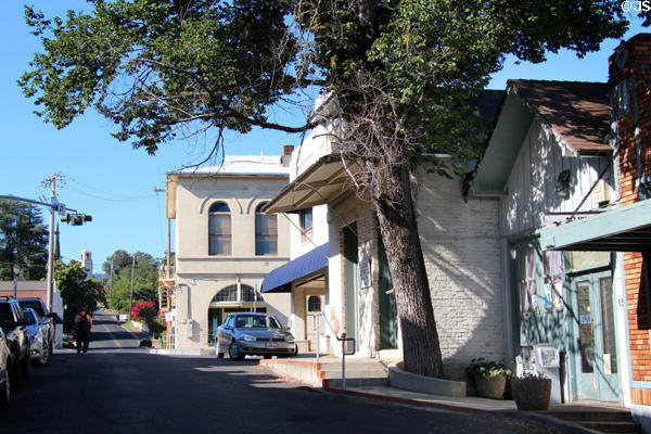 San Andreas streetscape of North Main St. San Andreas, CA.