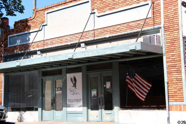 Heritage building on North Main St. San Andreas, CA.