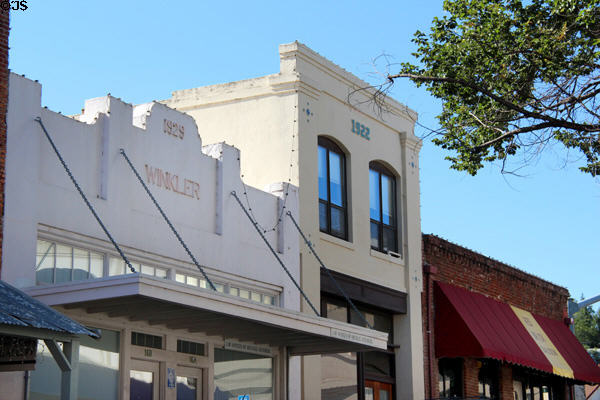 Heritage commercial buildings (c1920's). San Andreas, CA.