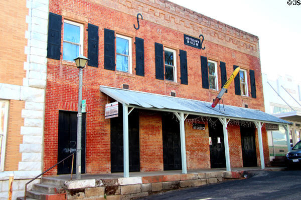Odd Fellows IOOF Hall (1856) now part of Calaveras County Downtown Museum. San Andreas, CA.