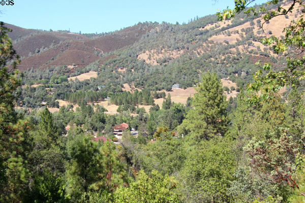 Landscape around at Marshall Gold Discovery SHP. Coloma, CA.