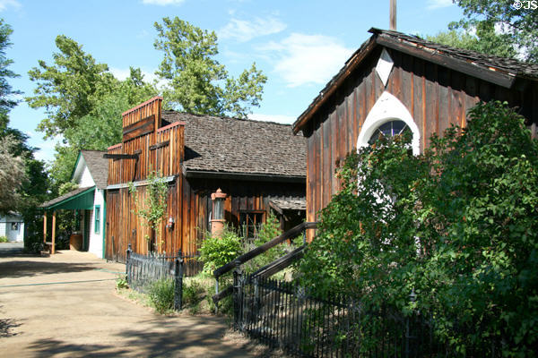 Open air museum streetscape at Siskiyou County Museum? (910 Main St.). Yreka, CA.
