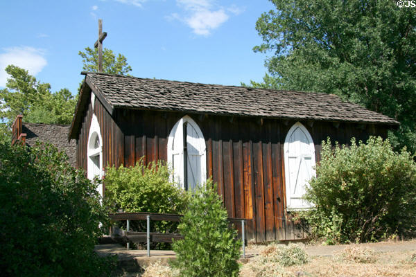 Board & batten church at Siskiyou County Museum?. Yreka, CA.