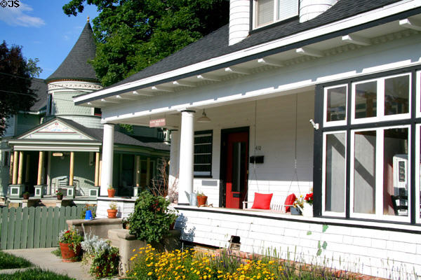Dr. W.H. Parr House (c1900) & Dr. Otis Spalding House (1905). Yreka, CA.
