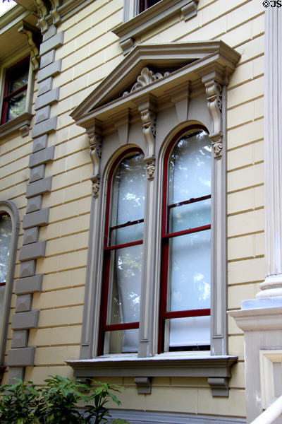 Window detail at Pardee Home Museum. Oakland, CA.