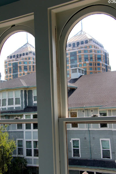 View from cupola of Pardee Home Museum. Oakland, CA.