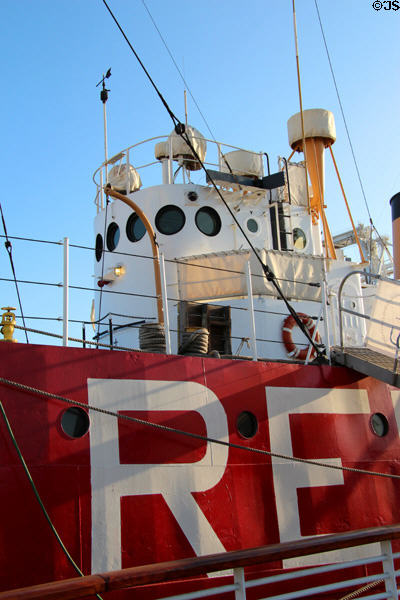 Bridge of Lightship RELIEF (WLV 605) now a museum ship. Oakland, CA.
