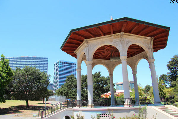 Band shell on park on Lake Merritt. Oakland, CA.