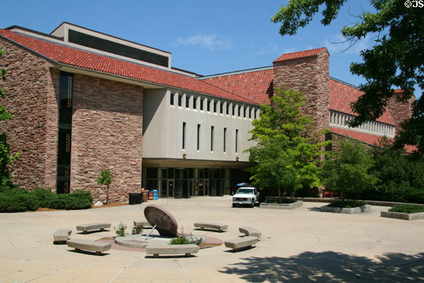 Norlin Library (1939) of University of Colorado. Boulder, CO.