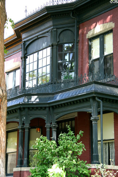 Byers-Evans House (1883) (1310 Bannock St.) now a museum. Denver, CO. On National Register.