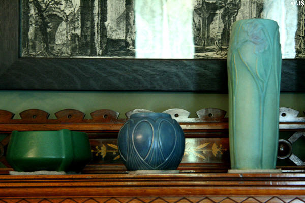 Colorado's own van Briggle pottery at Byers-Evans House. Denver, CO.