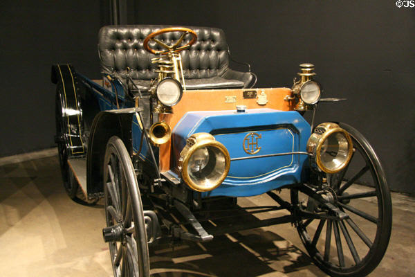 International Harvester Co (IHC) auto buggie (1909) at Forney Museum. Denver, CO.