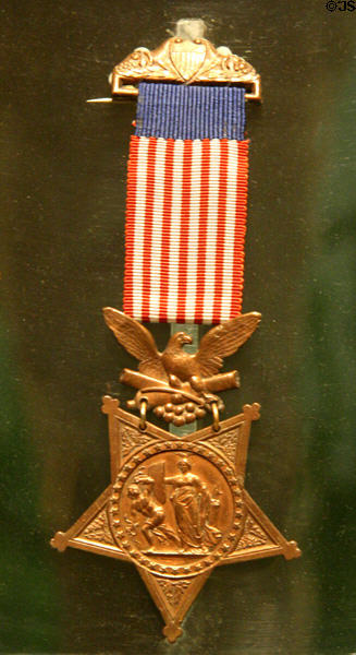 Congressional Medal of Honor awarded (1872) to William Cody then revoked & re-awarded posthumously at Buffalo Bill Museum. Lookout Mountain, CO.