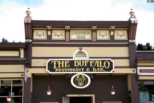 Normandeau & J.Rohner building (1881 & 1906) (1617 Miner St.). Idaho Springs, CO. Style: Italianate.