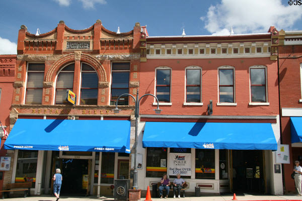 Turf Club Room & Coors Building (1896) (237-9 & 241-3 E. Bennett Ave.) now Buffalo Billys Casino. Cripple Creek, CO.