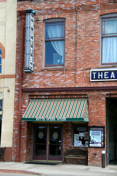 Butte Opera House entrance. Cripple Creek, CO.