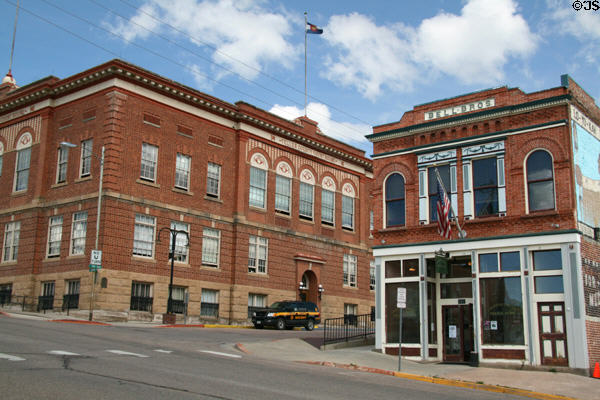 Teller County Court House & Bell Bros Building (101 E. Bennett Ave.). Cripple Creek, CO.