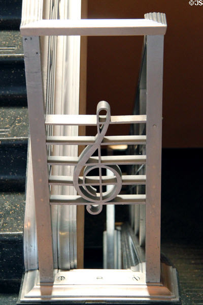 Art Deco detail at Colorado Springs Fine Arts Center. Colorado Springs, CO.