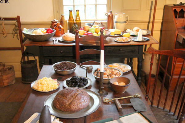 Kitchen at Isaac Stevens House. Wethersfield, CT.