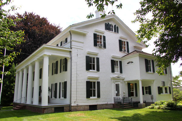 Burr Homestead where President of Continental Congress John Hancock married Dorothy Quincy in 1775. Fairfield, CT.