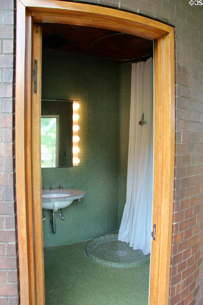 Bathroom at Philip Johnson Glass House. New Canaan, CT.