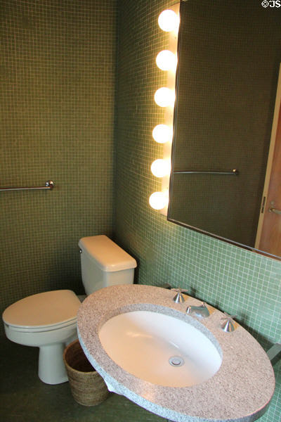 Bathroom at Philip Johnson Glass House. New Canaan, CT.