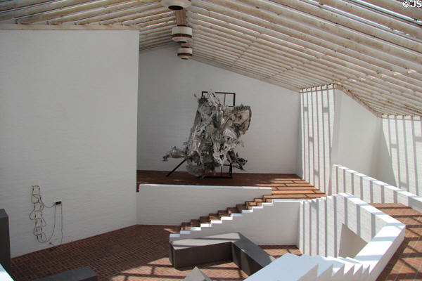 Interior of Sculpture Gallery at Philip Johnson Glass House. New Canaan, CT.