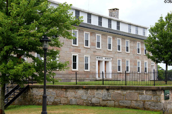 Officers quarters building (c1830) at Fort Trumbull State Park. New London, CT.