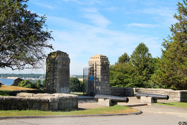 Gates of Fort Griswold park. Groton, CT.
