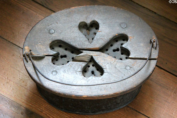 Foot warmer at Judson House. Stratford, CT.