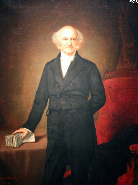 Martin Van Buren portrait (1864) by George P.A. Healy at National Portrait Gallery. Washington, DC.