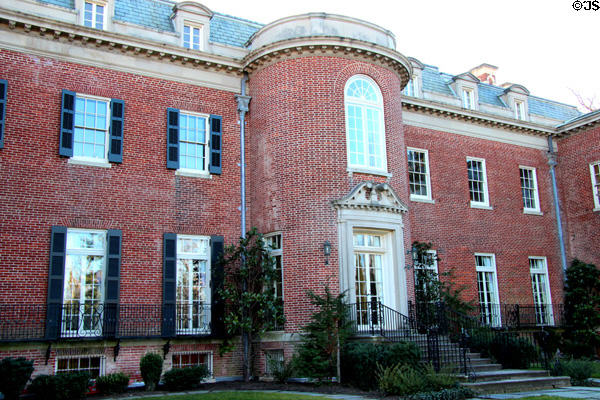 Northern side entry at Dumbarton Oaks. Washington, DC.