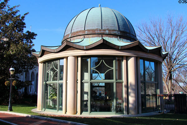 Domed structure on grounds of Smithsonian Castle. Washington, DC.