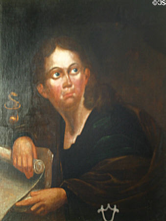 Painting of Evangelist St John in The Oldest House. St Augustine, FL.