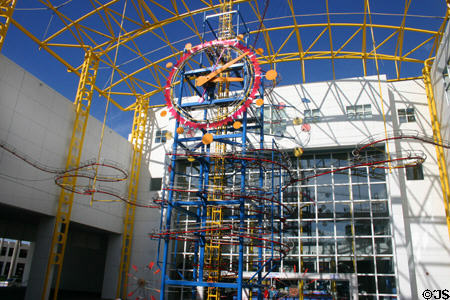 Great Gravity Clock at Museum of Discovery & Science. Fort Lauderdale, FL.