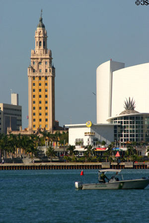 Freedom Tower & American Airlines Arena. Miami, FL.