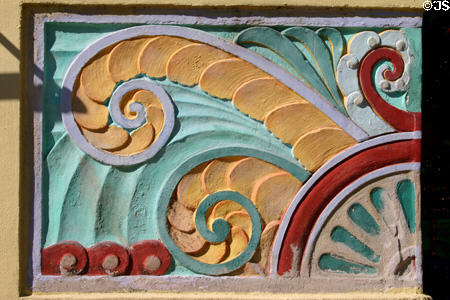 Netherland Hotel Art Deco detail. Miami Beach, FL.