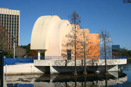 Band shell on Lake Eola. Orlando, FL.